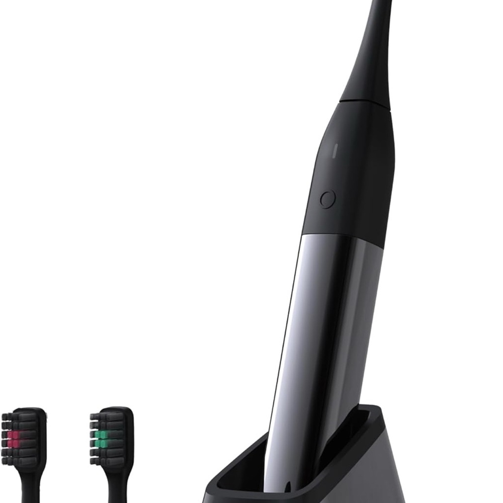 Allegro Luxury Premium Polished Metal Sonic Electric Toothbrush M1,Gunmetal Grey